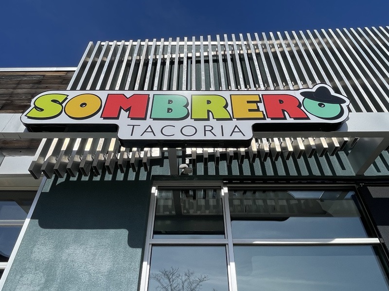 Sombrero Tacoria Franchise Store Sign